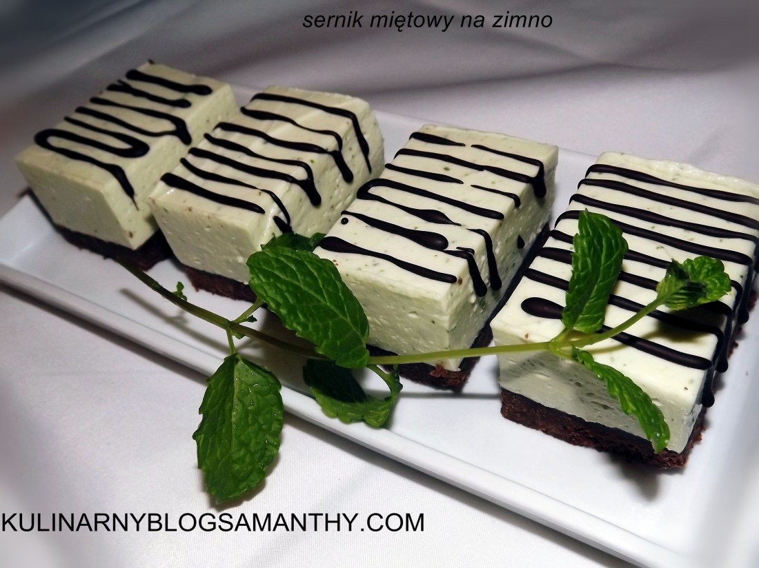 Sernik Miętowy na zimno