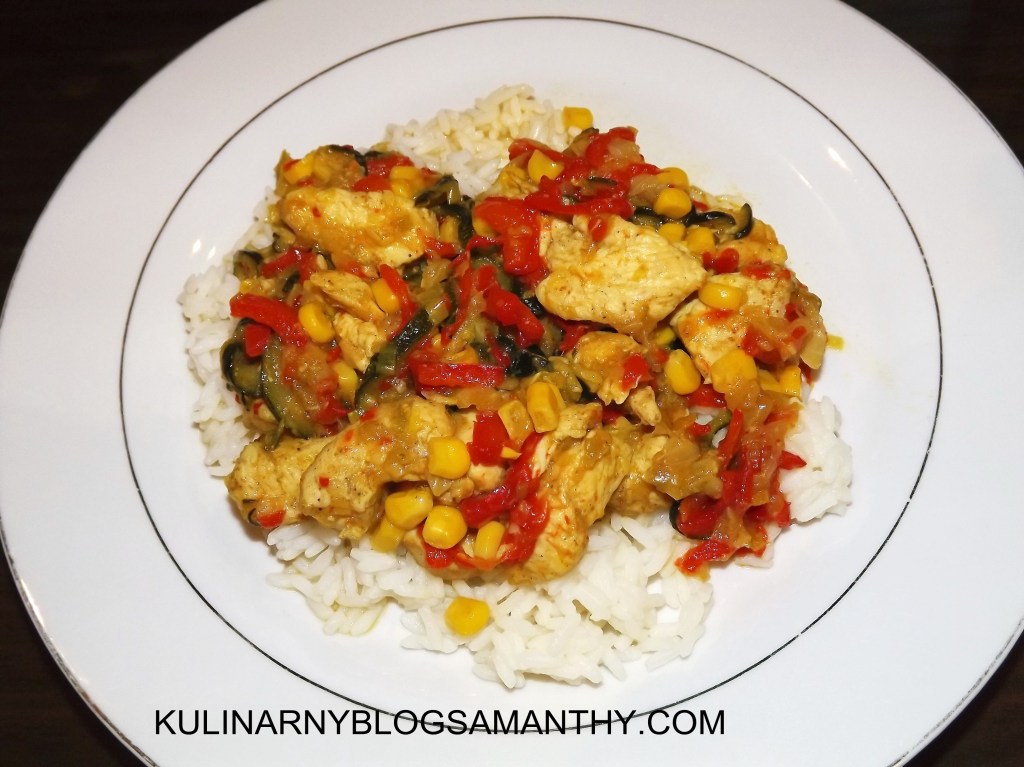 Kurczak w curry z&nbsp;warzywami