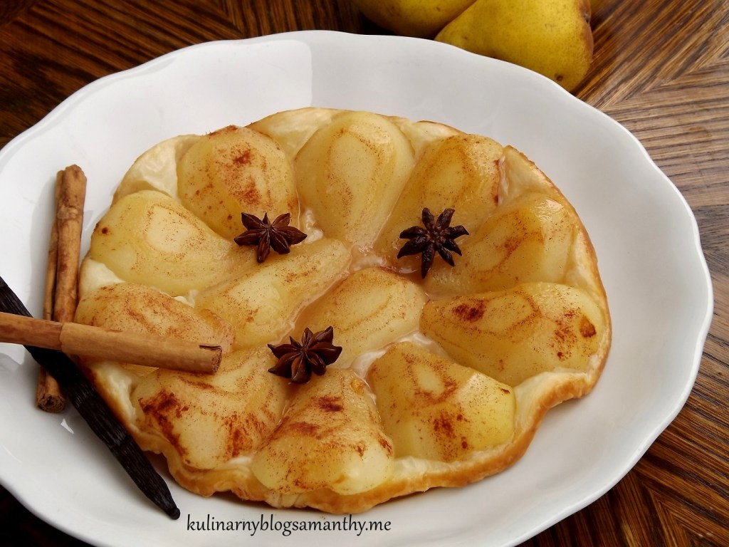 Tarta Tatin z gruszkami
