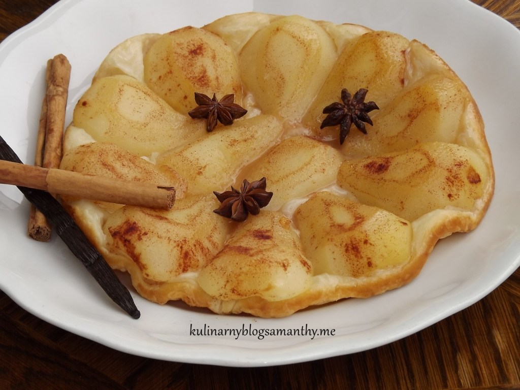 Tarta Tatin z gruszkami