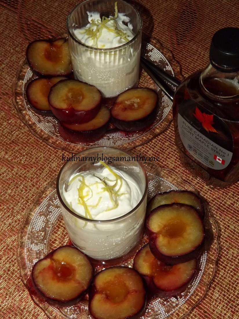 Sliwki zapiekane