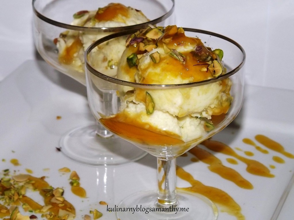 Kulfi z pistacjami i&nbsp;szafranem