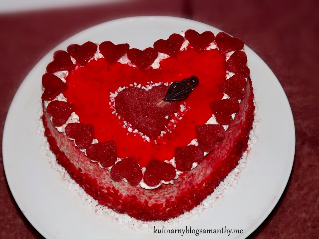 Walentynkowe serce red&nbsp;velvet