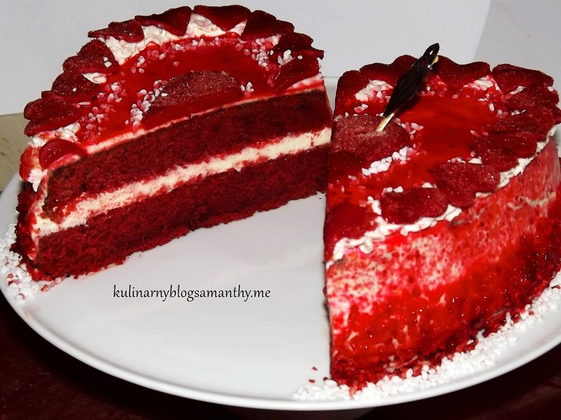 Walentynkowe serce red velvet Walentynkowe serce red velvet