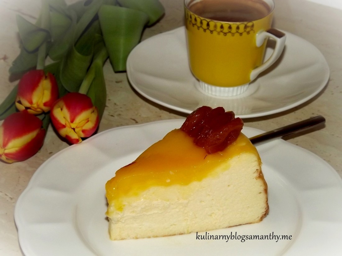 Sernik z lemon curd