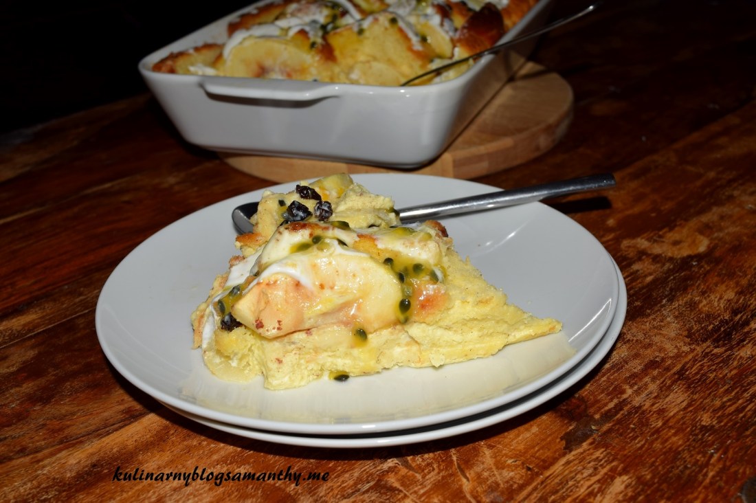 Pudding owocowy z brioche