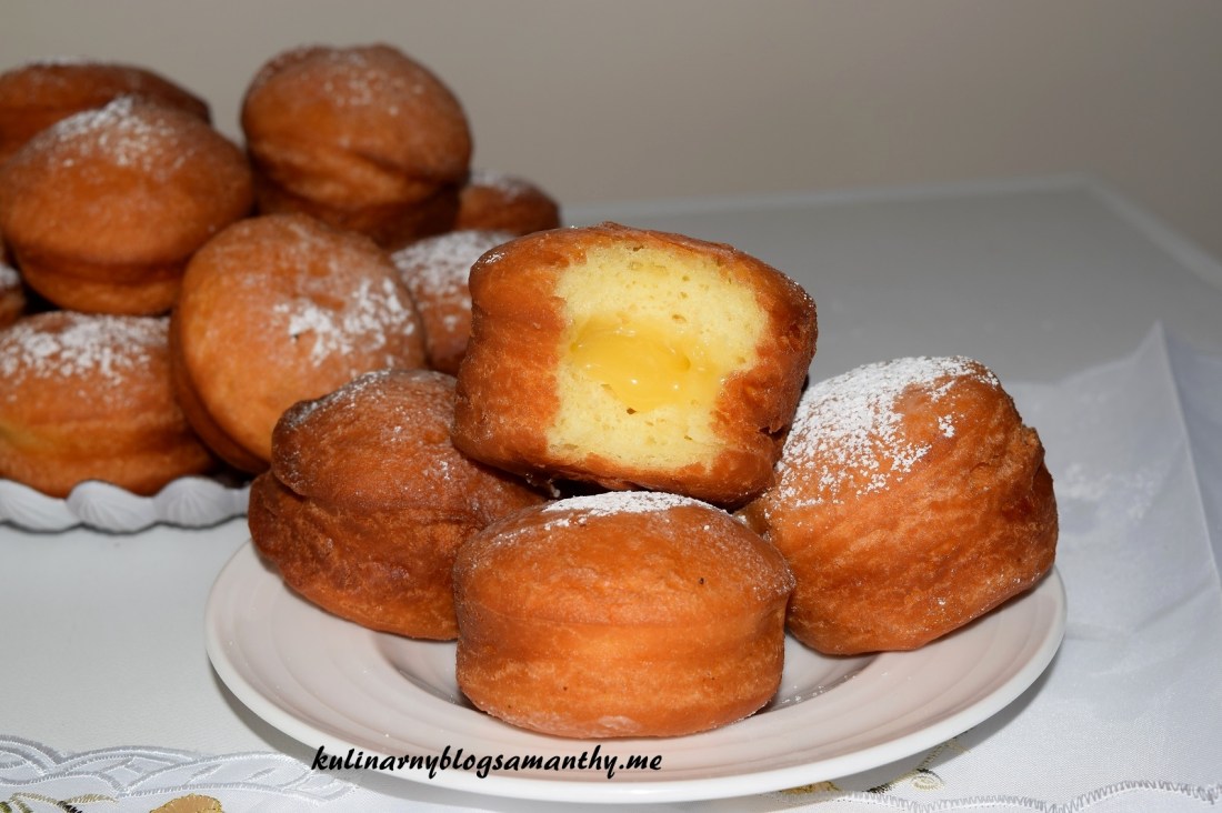 Pączki z lemon curd