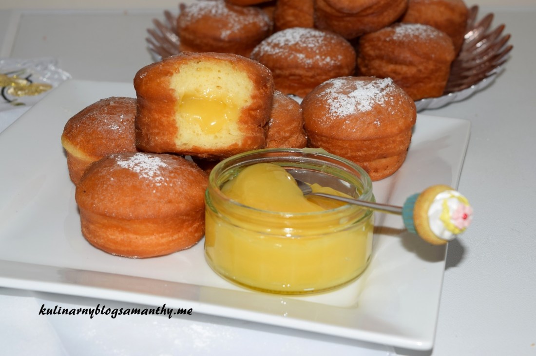 Pączki z lemon curd