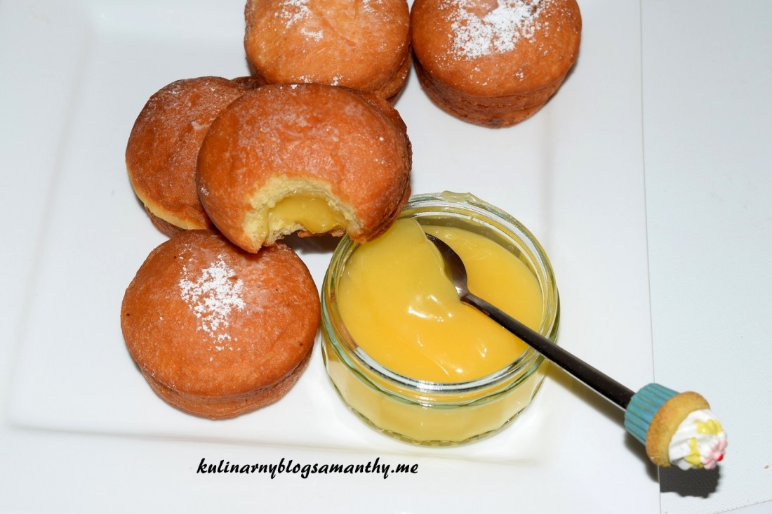 Pączki z lemon curd