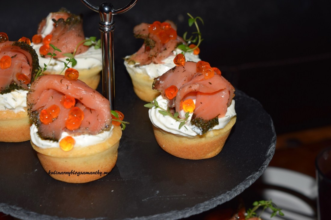 Muffinki limonkowe z łososiem